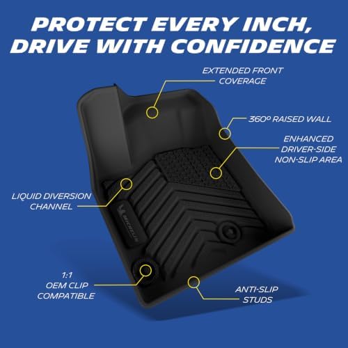 Michelin Vehicle Mats for 2021-2025 2026 Nissan Rogue, Not for Sport