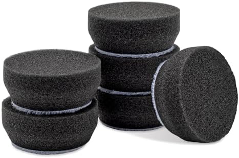 Griot's Garage BOSS 1” Finishing Foam Pads for Car Polishing and Detailing, Buffing Pads for Light Scratch Removal, Auto Wax, and Sealant Application, Set of 6 by GriotsGarage