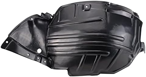 TRQ Front Right Forward Inner Fender Liner Black Passenger Side