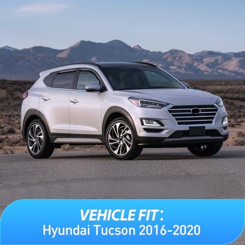 Nilight Window Rain Guards for Hyundai Tucson 2016-2020 4PCS