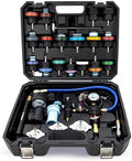 Mishimoto MMTL-CPT-28 Coolant Pressure Tester and Vacuum Refill Kit, 28-Piece Universal Fit, Black by Mishimoto