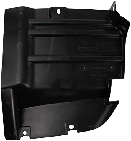 TRQ Front Right Forward Inner Fender Liner Black Passenger Side