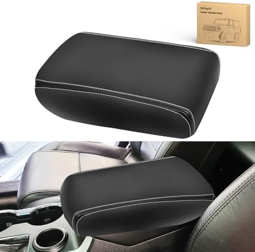 Nilight Center Console Armrest Cover for Ford Explorer 2011 2012 2013-2019