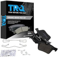 TRQ Rear Premium Posi Ceramic Disc Brake Pad Kit Set