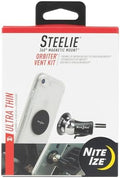 Nite Ize Steelie Vent Kit - Magnetic Cell Phone Holder for Car Vents - Phone Mount - Orbiter
