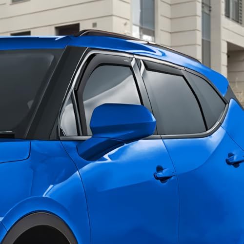 Goodyear Shatterproof in-Channel Window Deflectors for Chevrolet (Chevy) Blazer 2019-2026, Rain Guards, Window Visors for Cars, Vent Deflector, Car Accessories, 4 pcs - GY008035