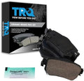 TRQ Rear Ceramic Brake Pad Set Includes Contact Point Grease