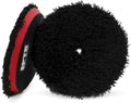 SPTA Microfiber Polishing Pad, 2Pcs 3Inch 76mm Microfiber Cutting Finishing Disc with Hook & Loop Backing for Car Buffer Polisher Cutting Buffing Waxing and Polishing by SPTA