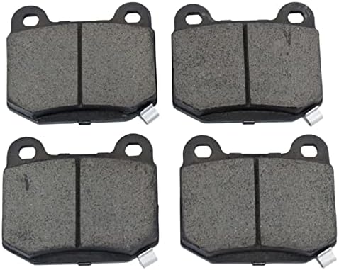 TRQ Rear Brake Pads Ceramic Hardware Wear Sensor