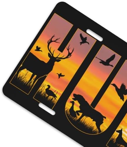 Duck Hunting Front License Plate 6" * 12" for Women
