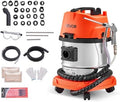 VEVOR Walnut Blaster Kit for Carbon Cleaning, 1200W Sand Blaster with Built-in Vacuum, Extension Nozzle Sandblaster Gun, and 5.5lbs Walnut Shell for Engine Intake Valve Cleaning - 13L by VEVOR