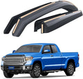 Goodyear Shatterproof in-Channel Window Deflectors for Trucks Toyota Tundra 2007-2021 Double Cab, Rain Guards, Window Visors for Cars, Vent Deflector, Truck Accessories, 4 pcs- GY003411LP