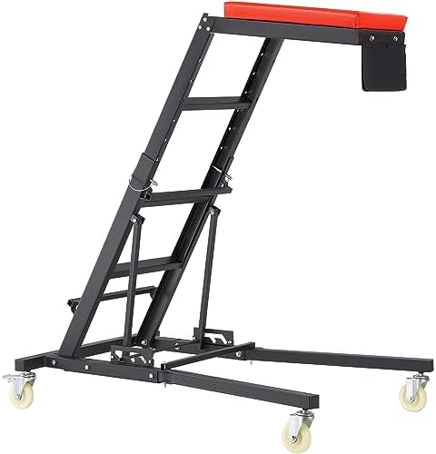 VEVOR Top Automotive Creeper, Engine Creeper 42.5"-64.8", 400 LBS Capacity High Top Creeper, 4 Swivel Caster Wheels, Padded Deck, Creeper for Home Garage, Workshop Repair Maintenance by VEVOR
