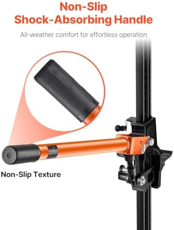 VEVOR Farm Jack 60inch, 7000 lbs Capacity Ratcheting Off Road Jeep Jack for Tractor, Truck, SUV, Bumper Lift, Orange - Image 5