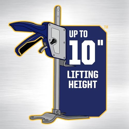 IRWIN Quick-Lift Construction Jacks, Hand Lifting Jack Tool, Multifunctional, Lift up to 10" and Capacity 330 lbs, Pack of 2 (IRHT83100-2) - Image 6
