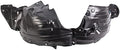 TRQ Front Left Inner Fender Liner Black Drivers Side