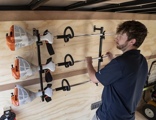 Buyers Products LT12 Locking Landscape Trimmer Rack Holds 3 Tools - Image 3