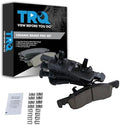 TRQ Front Brake Pads Ceramic Hardware Wear Sensor