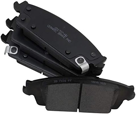 TRQ Rear Posi Ceramic Brake Pad Kit Set