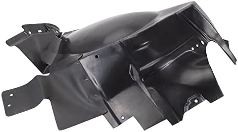 TRQ Front Right Forward Inner Fender Liner Black Passenger Side