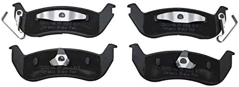 TRQ Rear Brake Pads Ceramic Hardware
