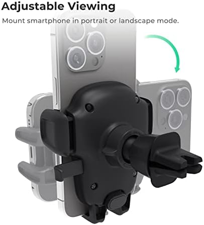 iOttie Easy One Touch Signature Air Vent & Flush Mount Combo - Universal Car Mount Phone Holder for iPhone, Google, Samsung, Moto, LG, and all other Smartphones