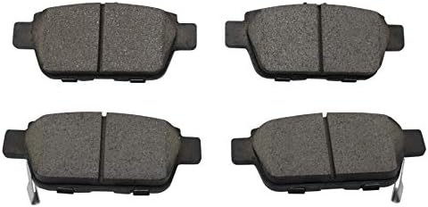 TRQ Rear Brake Pads Ceramic Wear Sensor Hardware