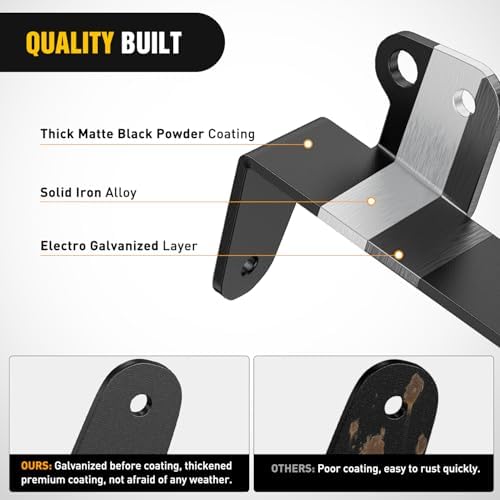 Nilight Hidden Bumper Mounting Bracket for 2011-2016 Ford F250 F350 F450