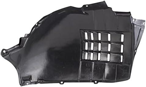 TRQ Front Left Forward Inner Fender Liner Black Drivers Side