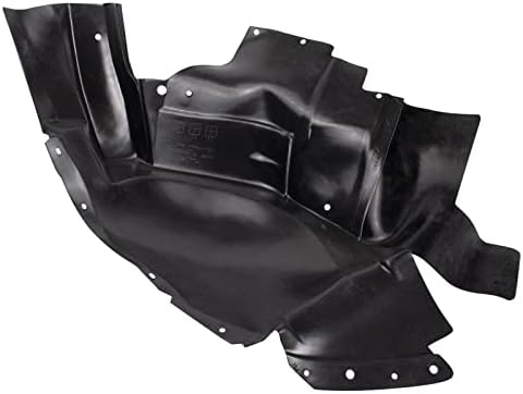 TRQ Front Left Forward Inner Fender Liner Black Drivers Side