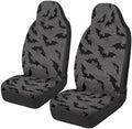 Halloween Bat Car Front Seat Covers Breathable Car Seat Covers Front Seats Only Stretch Polyester Fabric Cover Easy to Install Universal Fit for Most Vehicle
