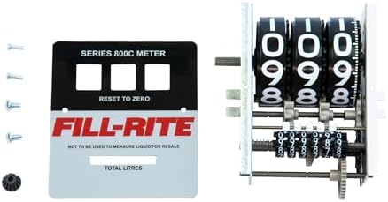 Fill-Rite KIT800LR Kit, 800 Series Liter Register & Faceplate by Fill-Rite
