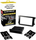 Scosche VW2317AB Double DIN or Single DIN + Pocket Radio Install Dash Kit Compatible with Select 2005-18 Volkswagen Vehicles - Aftermarket Car Stereo Installation - See Guide in Images for Vehicle Fit