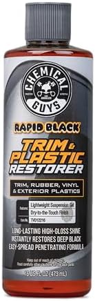 Chemical Guys, Black Trim Restorer Gel for Exterior Plastic & Rubber, 16 oz