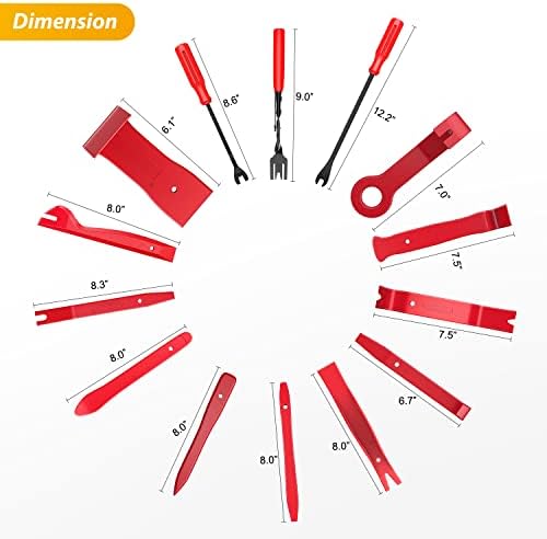 GOOACC 200Pcs Auto Trim Removal Tool and Push Pin Retainer Clip Set - Image 2