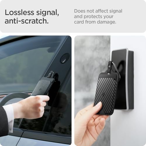 Spigen Key Card Holder Case for Tesla Model Y/S/3/X - 2 Pack