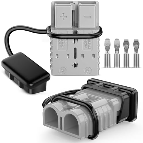 Nilight Anderson Connector 175A 1/0AWG Plug 12V-36V Battery Quick Connect