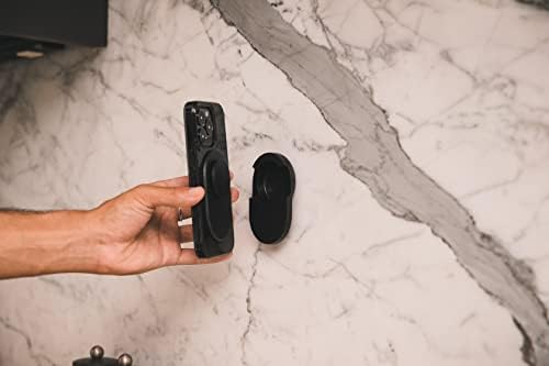 PopSockets Magnetic Suction Phone Mount, Adhesive Mount for MagSafe - Black
