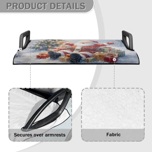 Yewattles Golf Cart Seat Cover Portable Club Car Seat Towel Universal Fit 2-Seat Golf Cart - Image 4