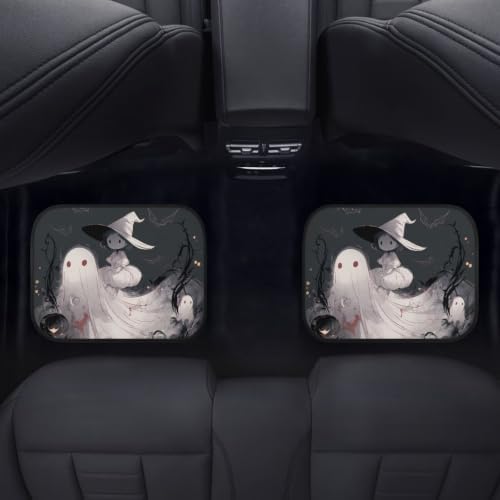 Halloween Floor Mats for Cars 4 Pcs
