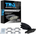 TRQ Rear Brake Pads Ceramic Hardware Wear Sensor