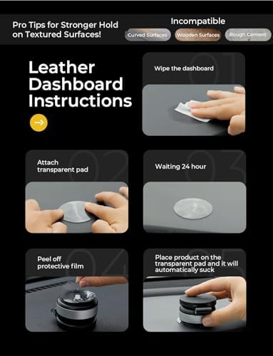 LISEN for iPhone 17 Electric Suction Cup Phone Mount, Vacuum Electric Suction Cup Phone Mount, for MagSafe Magnetic Suction Mount for iPhone 16/15/14/13/12,Black Kits