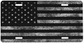 Retro White American Flag Front License Plate 6" * 12" for Women
