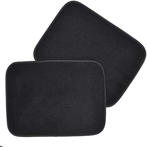 Motor Trend FatRug Premium Carpet Car Floor Mats - Thick Robust Auto Gear, Universal Fit for Your Car Truck or SUV, Black