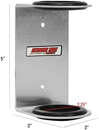 Extreme Max 5001.6219 Wall-Mount Aluminum Wall-Mount Flashlight Holder for Race Trailer, Garage, Shop, Enclosed Trailer, Toy Hauler - Image 2