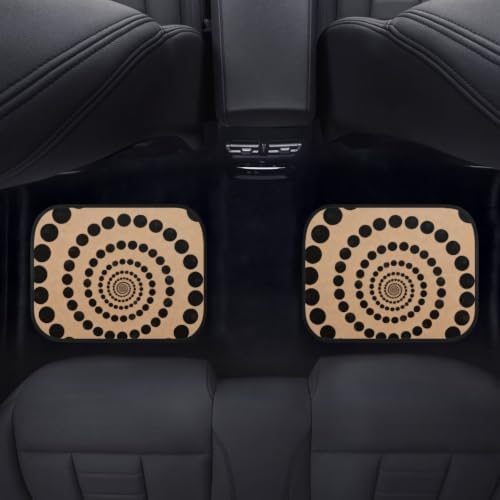 Dot Floor Mats All Weather Car 1st & 2nd Floor Mats Interior Carpet Universal for SUV Sedan Car Trucks