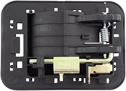 TRQ Front Right Interior Door Handle Black Passenger Side