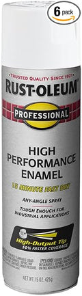 Rust-Oleum 7592838-6PK Professional High Performance Enamel Spray Paint by Rust-Oleum