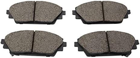 TRQ Front Ceramic Brake Pad Set