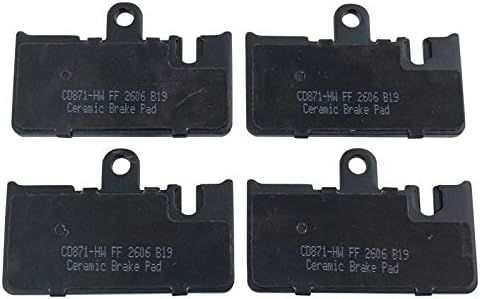 TRQ Rear Brake Pads Ceramic